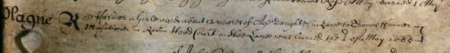 Extract from the parish burial register for St Andrew Holborn
